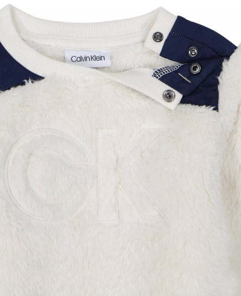 Детский комплект Calvin Klein свитшот и джоггеры 1159839288 (Синий/Белый 12M)
