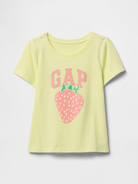 Детский комплект GAP футболка и шорты 1159839484 (Желтый 6-12M)