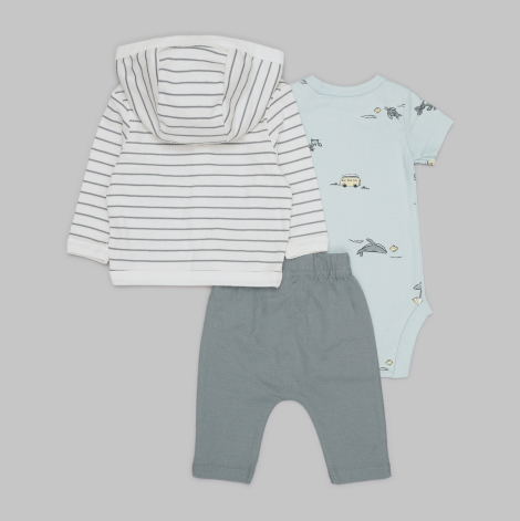 Комплект одягу Carter's кофта, штани та боді 1159840468 (Різні кольори 0M)