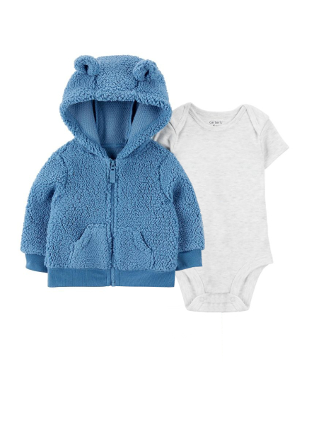 Комплект одягу Carter's толстовка та боді 1159840671 (Різні кольори 24M)