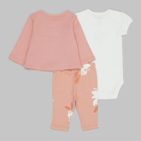 Комплект одежды Carter's кардиган, штаны и боди 1159840711 (Розовый 9M) на рост 69-72 см