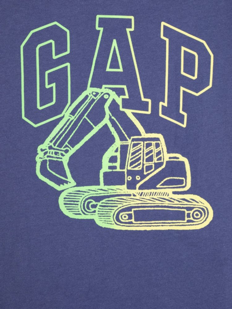 Дитячий комплект GAP футболка та шорти 1159843576 (Синій 12-18M)