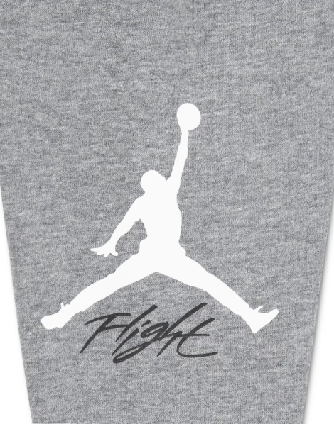Детский комплект на флисе Nike Jordan худи и джоггеры 1159847148 (Серый 24M)