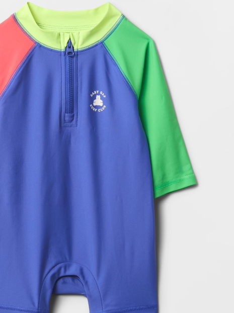 Купальный комплект UPF 50+ GAP рашгард и панама 1159850418 (Разные цвета 18-24M) на рост 90 см