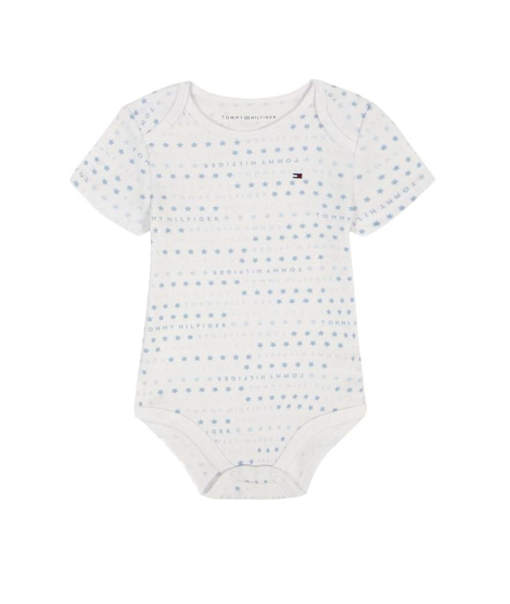 Детский комплект Tommy Hilfiger два боди и штаны 1159854830 (Белый/Голубой 3-6M) на рост 64-69 см