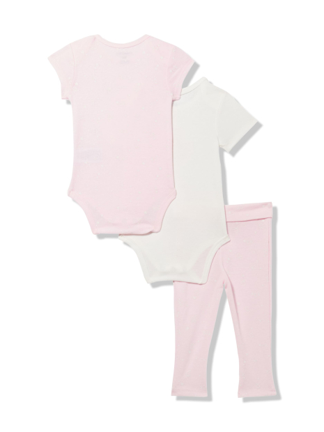 Детский комплект Calvin Klein два боди и штаны 1159855521 (Розовый 0-3M) на рост 56-61 см