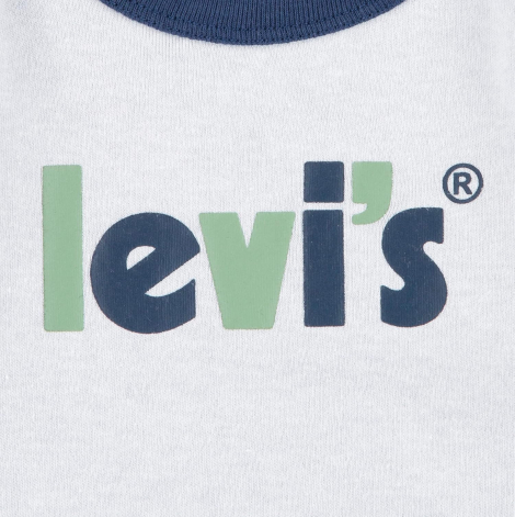 Детский комплект Levi's лонгслив, штаны и шапочка 1159855715 (Серый 50-56) на рост 50-56 см