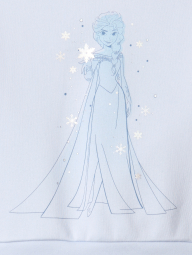 Детский комплект на флисе Frozen GAP свитшот и штаны 1159839647 (Голубой 12-18M)