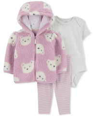 Комплект одежды Carter's толстовка, боди и штаны 1159840447 (Разные цвета 0M)