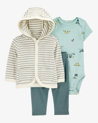 Комплект одежды Carter's кофта, штаны и боди 1159840468 (Разные цвета 0M)