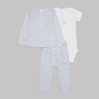 Комплект одежды Carter's кардиган, штаны и боди 1159840469 (Разные цвета 12M) на рост 72-76 см