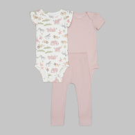 Дитячий комплект Carter's два боді та штани 1159840777 (Рожевий 9M)