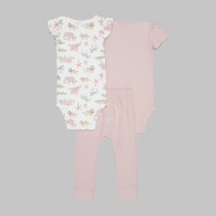Дитячий комплект Carter's два боді та штани 1159840777 (Рожевий 9M)