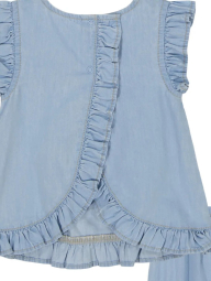 Детский комплект Calvin Klein туника и шорты 1159842275 (Голубой 3-6M)