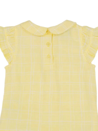 Детский комплект Calvin Klein туника и шорты 1159842278 (Желтый 12M)