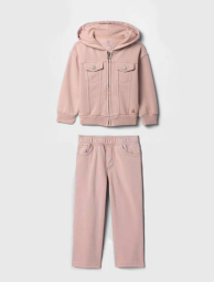 Тёплый комплект GAP куртка и штаны 1159842438 (Розовый 18-24M)