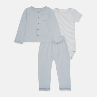 Комплект одежды Carter's кофта, штаны и боди 1159843265 (Голубой 24M) на рост 81-86 см