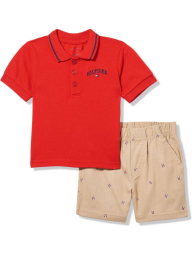 Детский комплект Tommy Hilfiger футболка-поло и шорты 1159845301 (Разные цвета 24M)