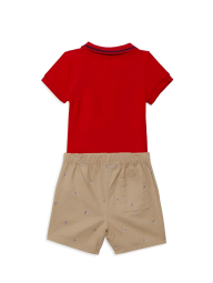 Детский комплект Tommy Hilfiger футболка-поло и шорты 1159845301 (Разные цвета 24M)