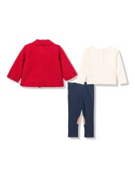 Детский комплект Tommy Hilfiger пальто, лонгслив и штаны 1159845465 (Разные цвета 12M)