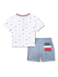 Дитячий комплект Tommy Hilfiger футболка-поло та шорти 1159845643 (Різні кольори 18M)