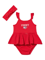 Дитячий комплект Tommy Hilfiger боді та пов'язка на голову 1159845728 (Червоний 12M)