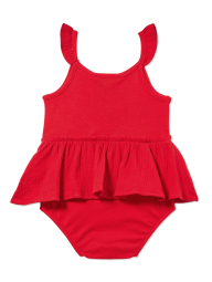 Дитячий комплект Tommy Hilfiger боді та пов'язка на голову 1159845728 (Червоний 12M)