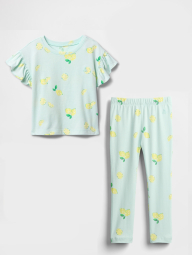 Детский комплект GAP футболка и леггинсы 1159846355 (Голубой 6-12M)