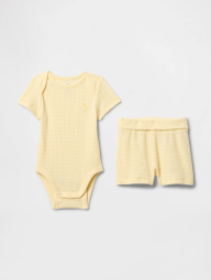 Комплект для малышей GAP боди и шорты 1159848006 (Желтый 6-12M)