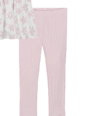 Детский комплект Calvin Klein туника и штаны 1159850649 (Розовый 12M) на рост 71-76 см