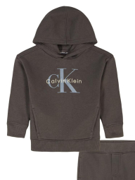 Детский костюм на флисе Calvin Klein худи и джоггеры 1159864598 (Серый 12M) на рост 71-76 см