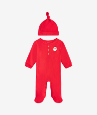 Детский комплект Carter's человечек и шапочка 1160085082 (Красный 6M) на рост 61-69 см