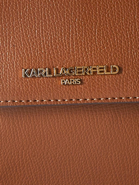 Кошелек Karl Lagerfeld Paris с длинным ремешком 1159838929 (Коричневый One size)