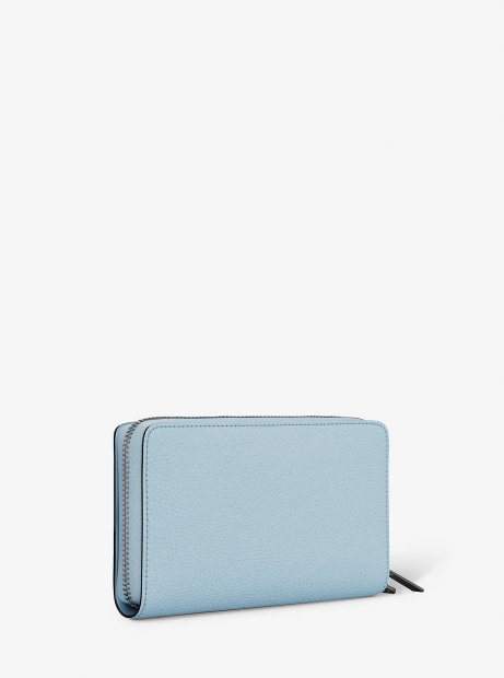 Женский кожаный кошелек Michael Kors в подарочной коробке 1159840378 (Голубой One size)