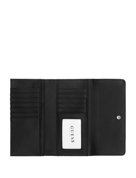Стильний жіночий гаманець Guess на кнопці 1159842553 (Сірий One size)