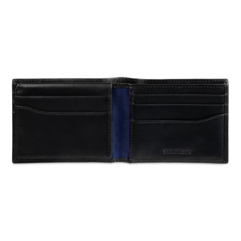 Гаманець шкіряний Tommy Hilfiger гаманець 1159845710 (Чорний/Синій One size)