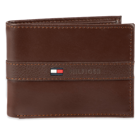 Кошелек кожаный Tommy Hilfiger бумажник портмоне 1159846047 (Коричневый One size)