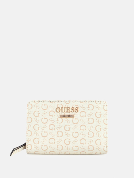 Стильний жіночий гаманець Guess з принтом 1159846919 (Білий One size)