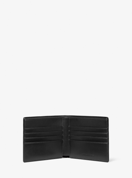 Чоловічий комплект Michael Kors гаманець та ремінь з логотипом 1159847399 (Чорний One size)