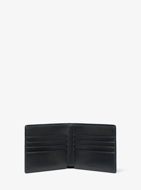 Мужской комплект Michael Kors кошелек и ремень с логотипом 1159847637 (Черный/Коричневый One size)