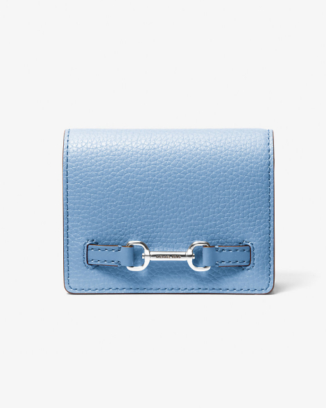 Женский кожаный кошелек Michael Kors в подарочной коробке 1159847667 (Голубой One size)