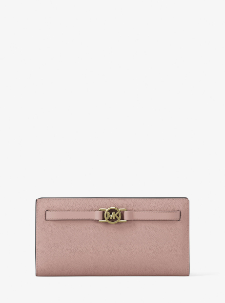 Женский кожаный кошелек Michael Kors в подарочной коробке 1159847669 (Розовый One size)