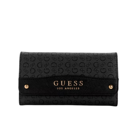 Стильний жіночий гаманець Guess на кнопці 1159848984 (Сірий One size)