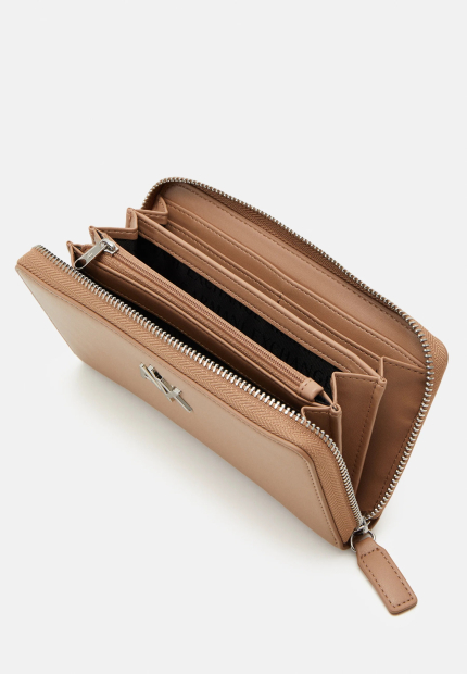 Стильный кошелек Armani Exchange с логотипом 1159849039 (Бежевый One size)