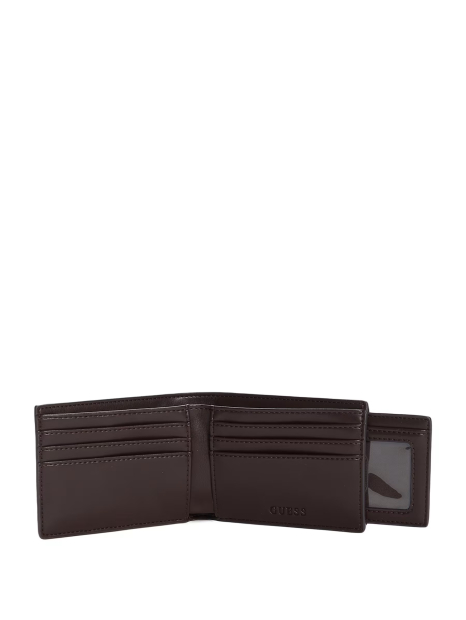 Двойной мужской кошелек Guess с картхолдером 1159849622 (Коричневый One size)