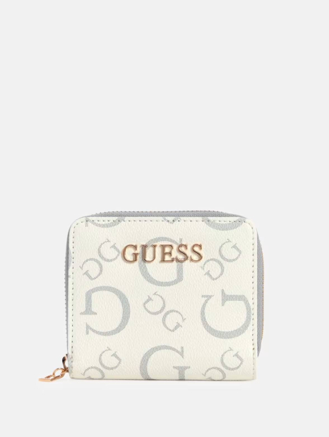 Жіночий міні-гаманець Astra Enlarged Guess з логотипом 1159849635 (Білий One size)