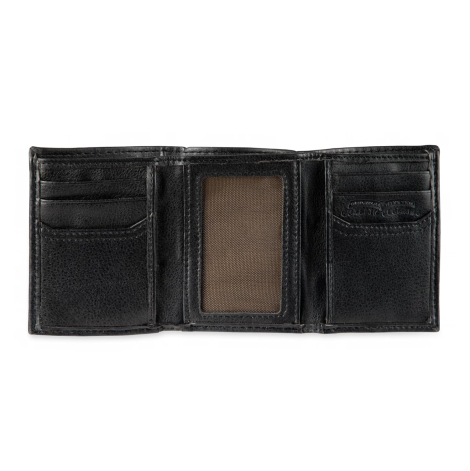 Мужской кошелек Levi's бумажник с логотипом 1159850306 (Черный One size)