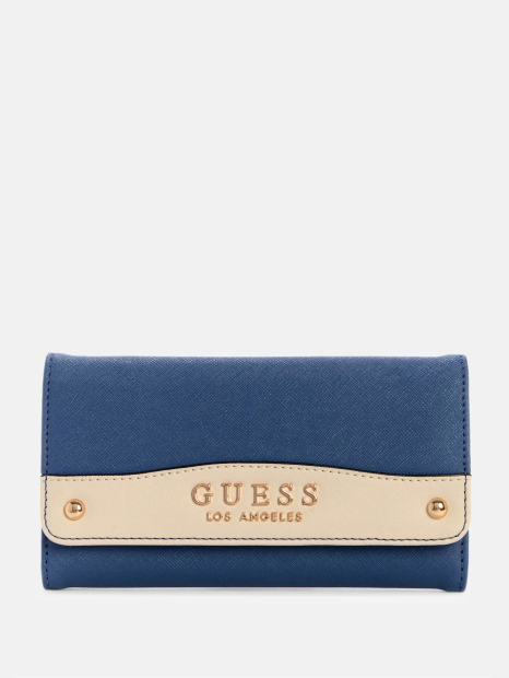 Жіночий гаманець Avon Park Guess на кнопці 1159850598 (Синій One size)