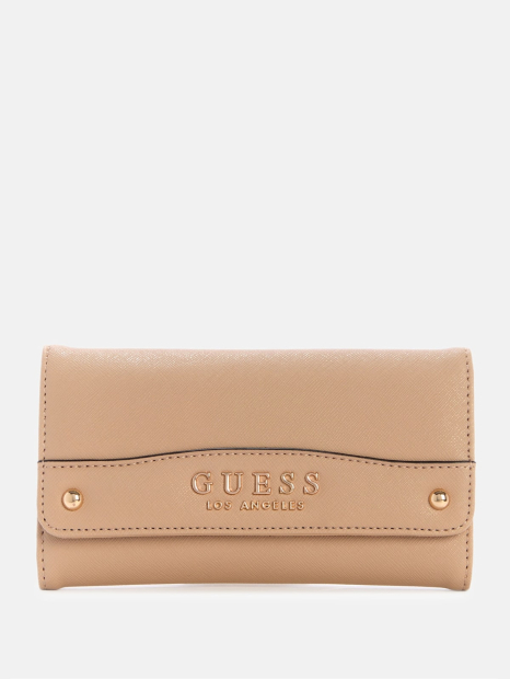 Жіночий гаманець Avon Park Guess на кнопці 1159850599 (Бежевий One size)