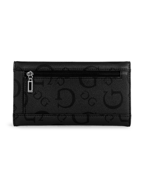 Жіночий гаманець з принтом Guess на кнопці 1159851141 (Сірий One size)